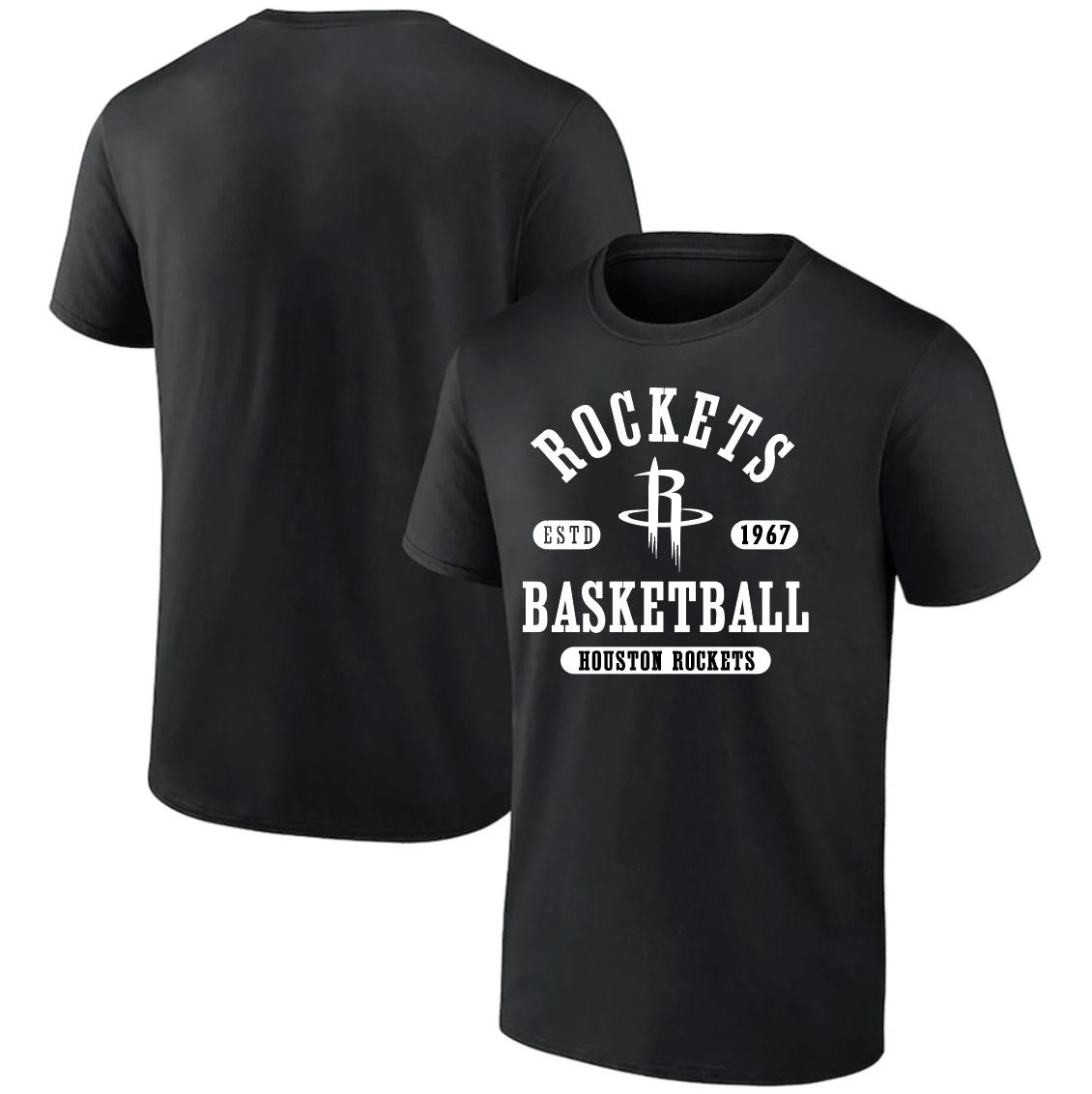 Men 2025 NBA Houston Rockets Black T shirts style 041